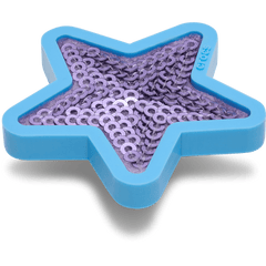 Purple Sequin Star Jibbitz™ charms