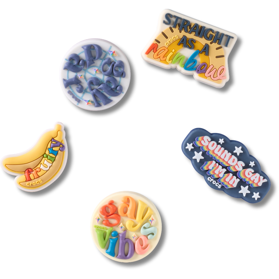 Irreverent Pride 5 Pack Jibbitz™ charms