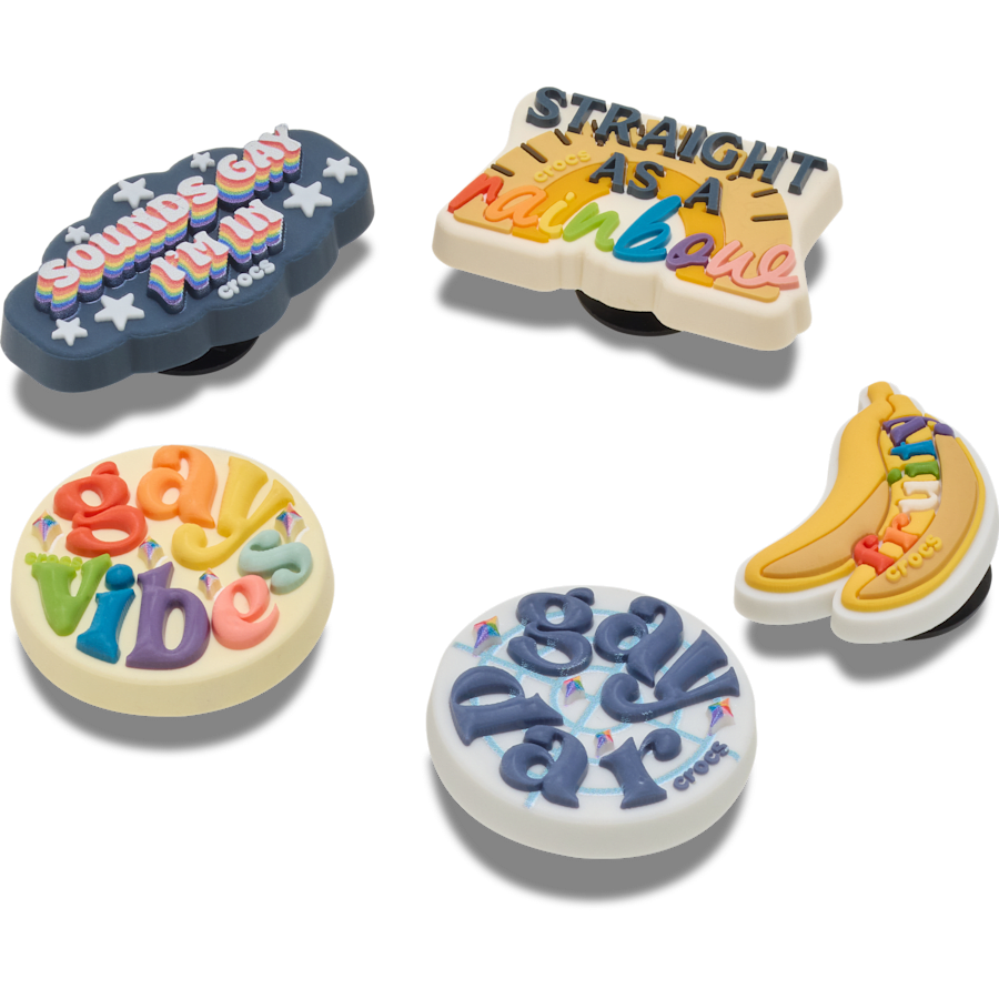 Irreverent Pride 5 Pack Jibbitz™ charms