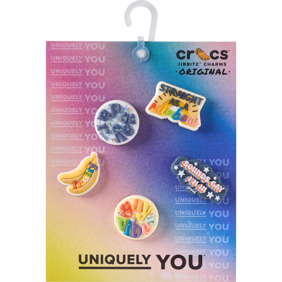Irreverent Pride 5 Pack Jibbitz™ charms