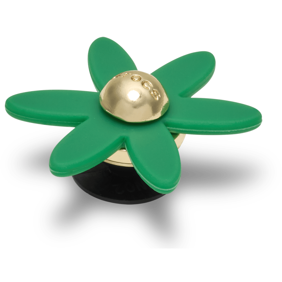 Retro Green Spinner Flower Jibbitz™ charms