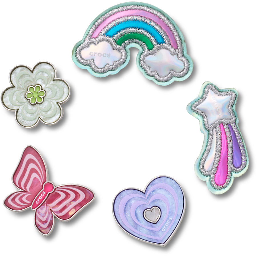 Funky Girly Icons 5 Pack Jibbitz™ charms
