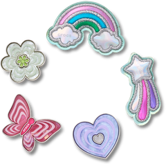 Funky Girly Icons 5 Pack Jibbitz™ charms