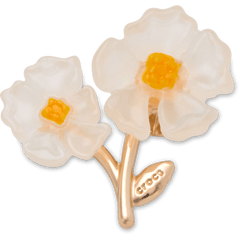 White Floral Blossom Jibbitz™ charms