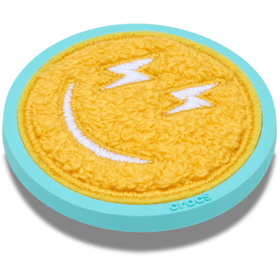 Mega Chenille Happy Face Jibbitz™ charms