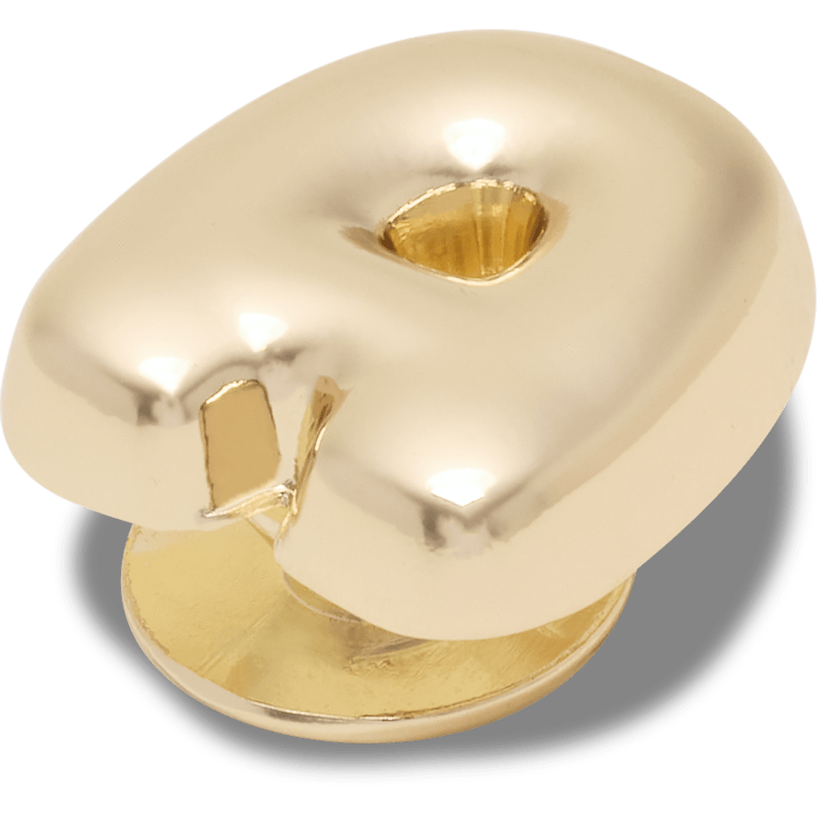 Gold Bubble Letter A Jibbitz™ charms
