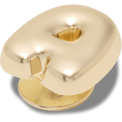 Gold Bubble Letter A Jibbitz™ charms