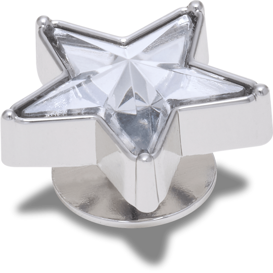 Silver Gem Sparkle Star Jibbitz™ charms