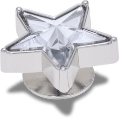 Silver Gem Sparkle Star Jibbitz™ charms