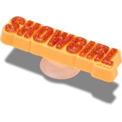 Orange Glitter Sign Jibbitz™ charms
