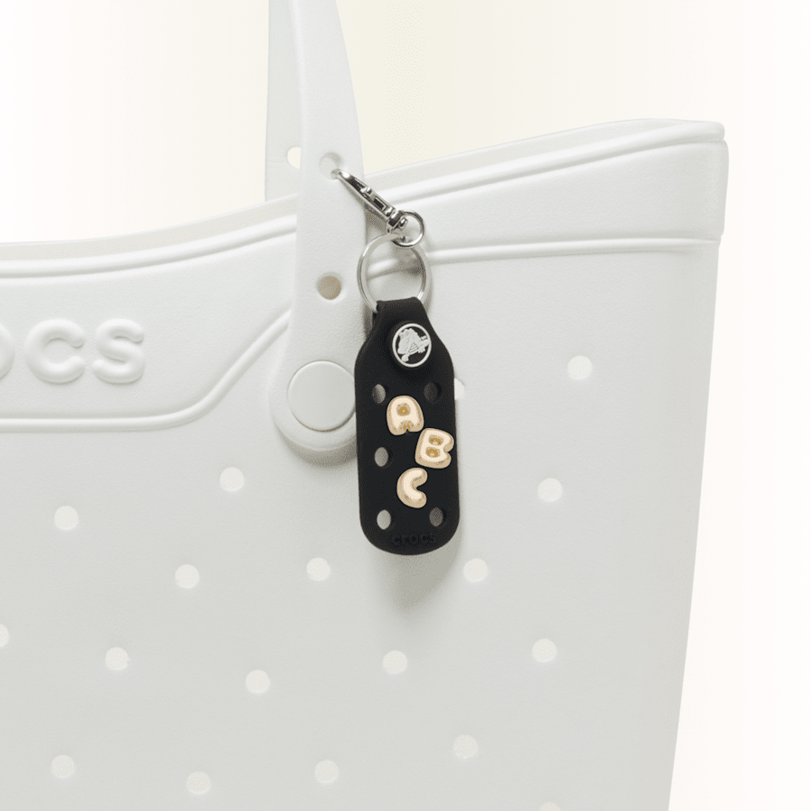 Gold Bubble Letter A-Z Jibbitz™ charms
