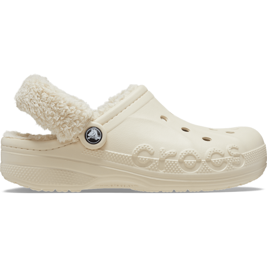 Baya Lined Fuzz-Strap Clog