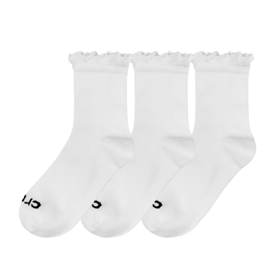 CrocsSocks Ruffle Ankle 3 PK