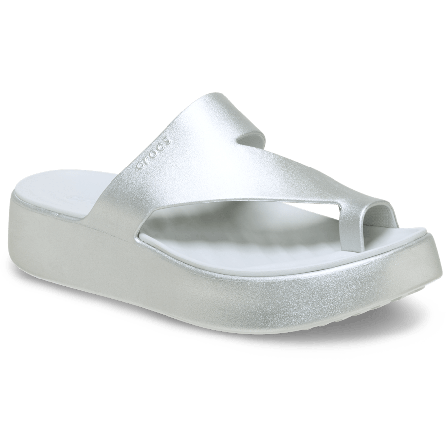 Getaway Metallic Platform Toe Loop