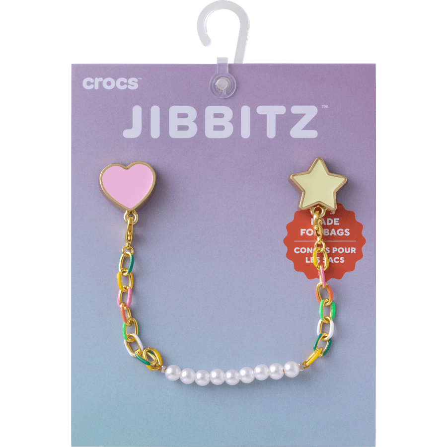 Pearl and Rainbow Bag Chain