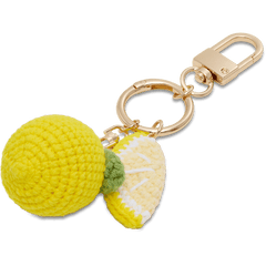 Crochet Lemon Bag Charm