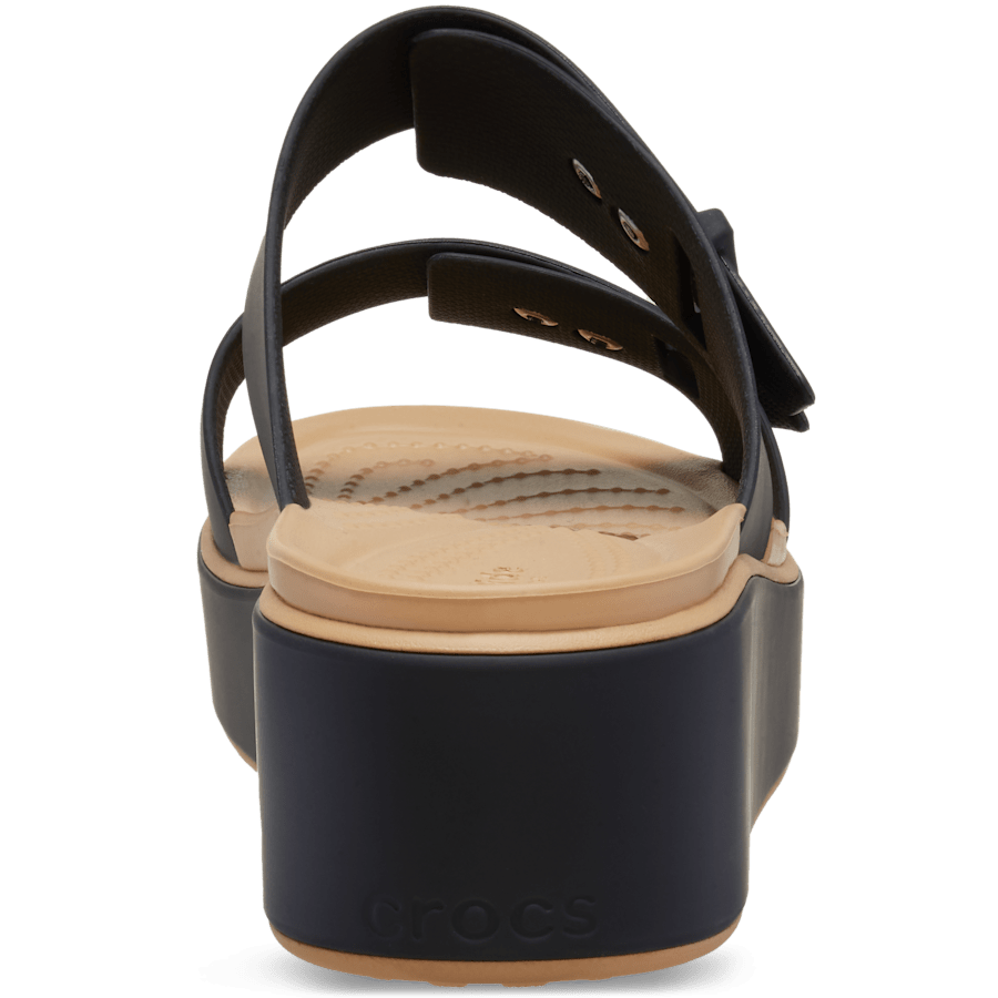 Brooklyn Buckle Matte Wrap Low Wedge