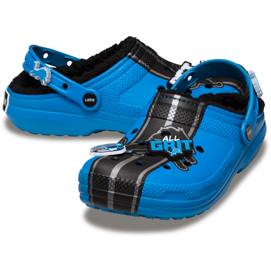NFL Detroit Lions Classic Lined Clog