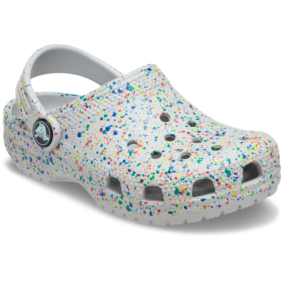 Kids' Classic Glow Paint Splatter Clog