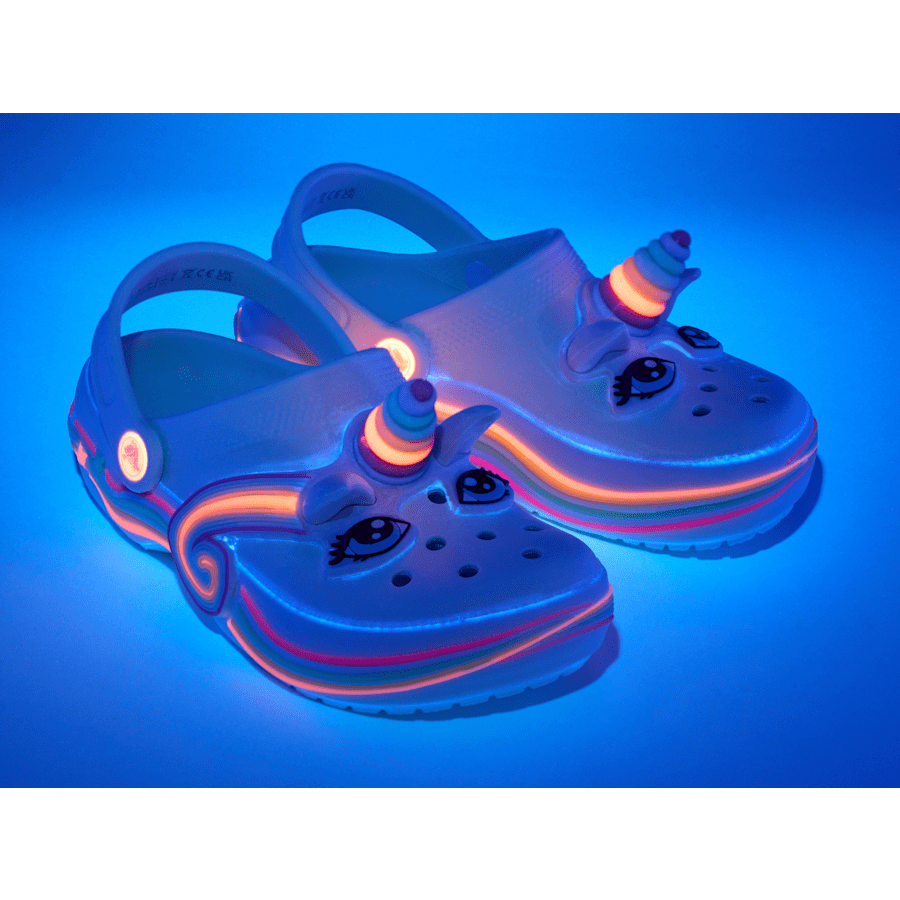 Kids’ Classic IAM Unicorn Lights Clog