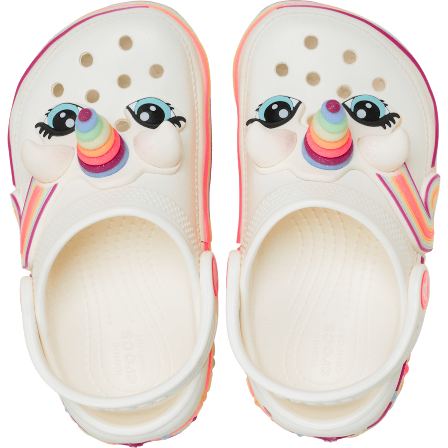 Toddler Classic IAM Unicorn Lights Clog