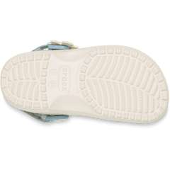 Toddler Classic Denim Flower Adjustable Backstrap Clog