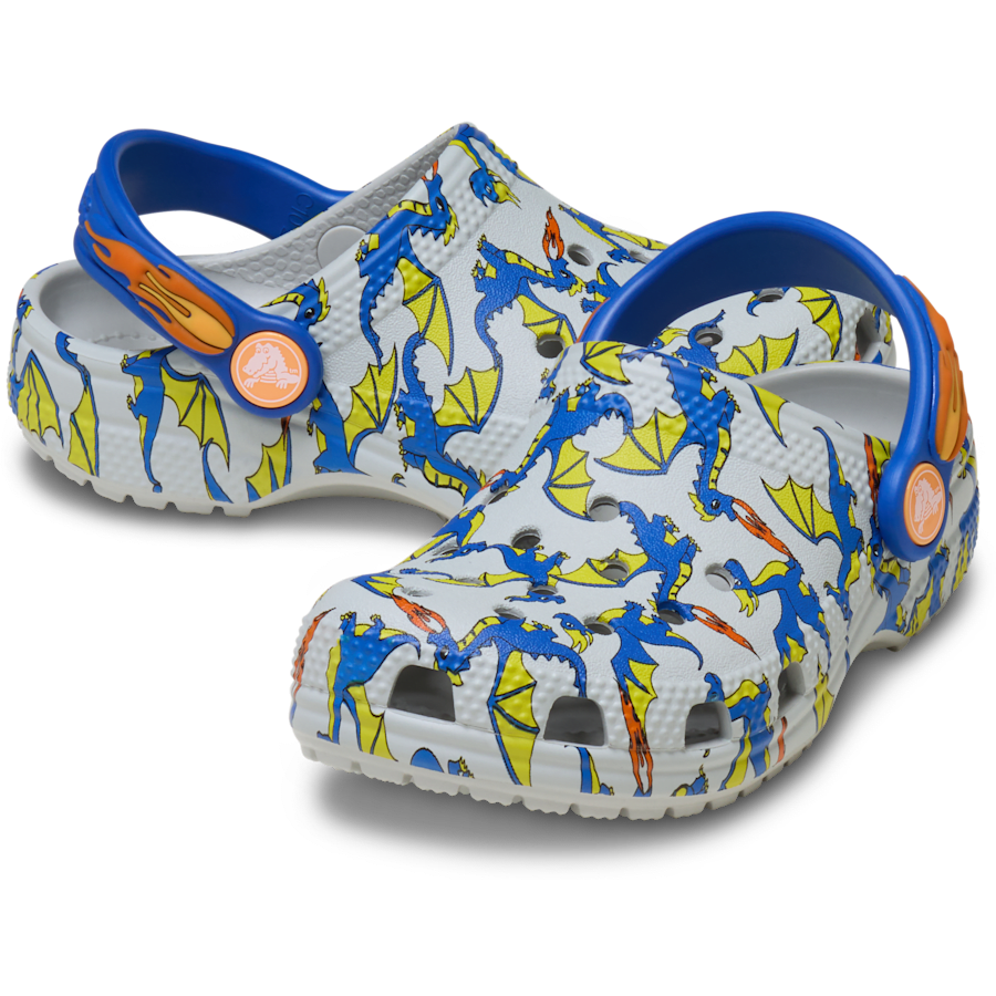 Toddler Classic Dragon Graphic Clog