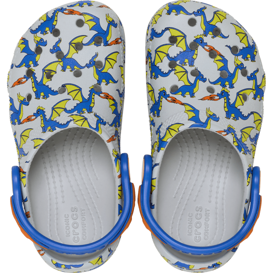 Toddler Classic Dragon Graphic Clog