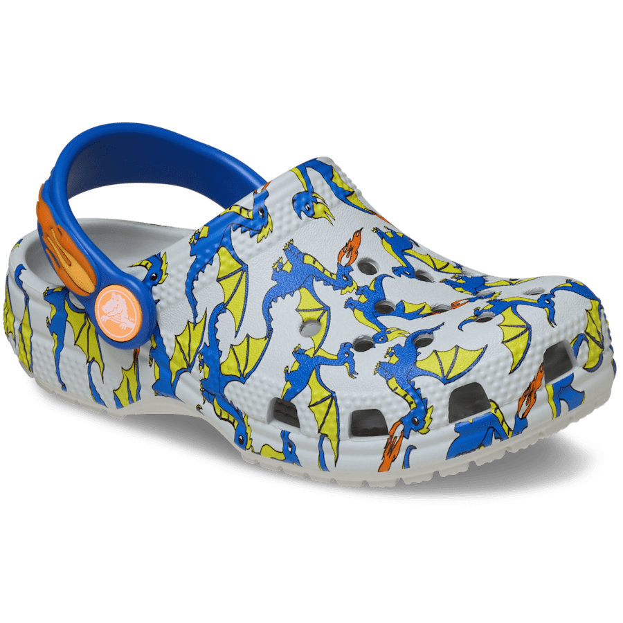 Toddler Classic Dragon Graphic Clog