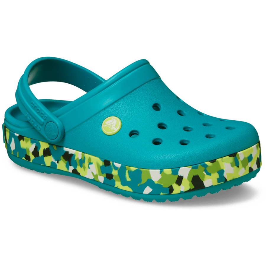 Kids' Crocband Glow Confetti Band Clog
