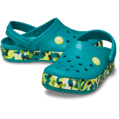 Toddler Crocband Glow Confetti Band Clog
