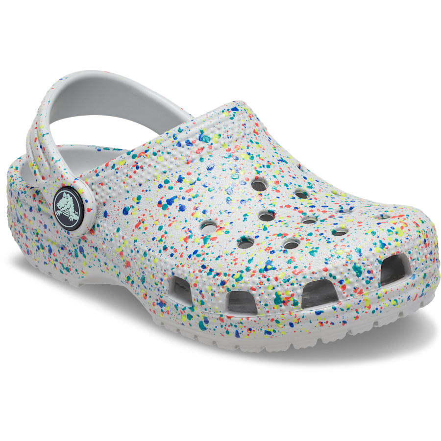 Toddler Classic Glow Paint Splatter Clog