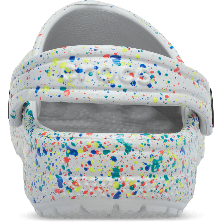 Toddler Classic Glow Paint Splatter Clog