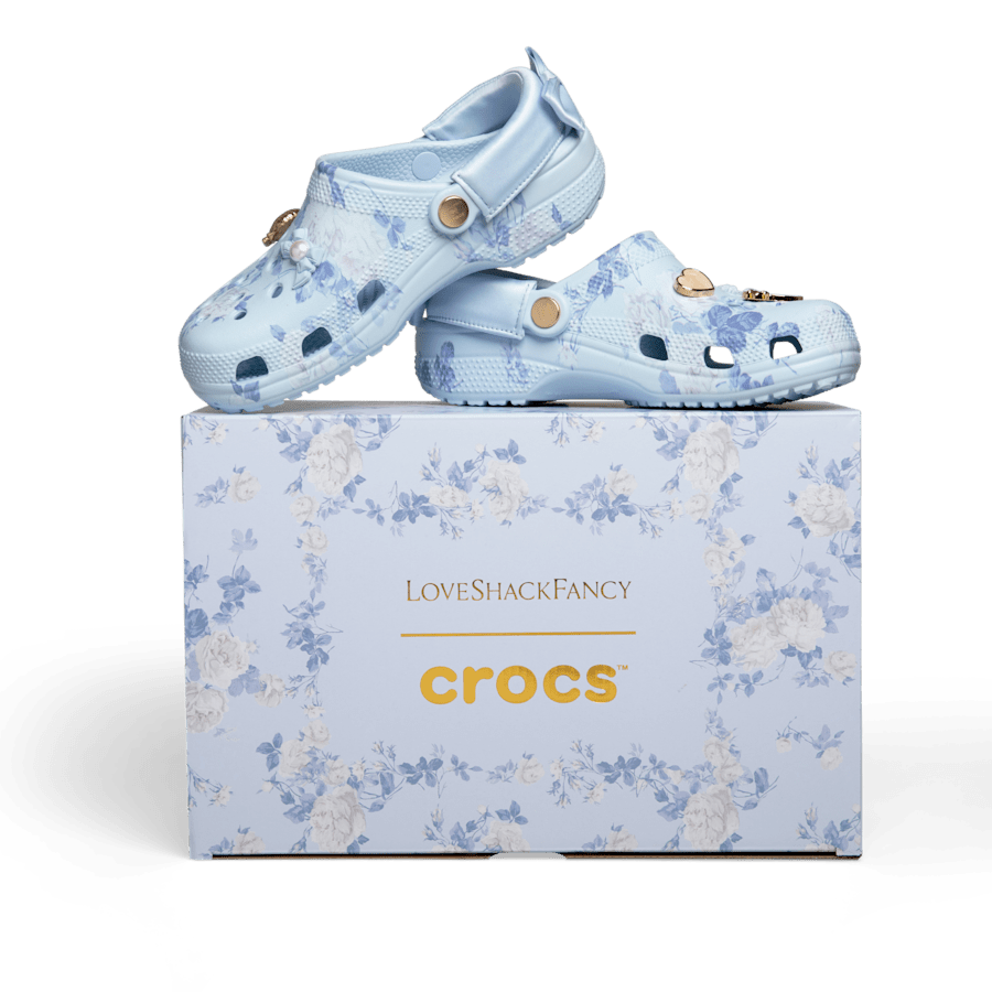 LoveShackFancy Blue Classic Clog
