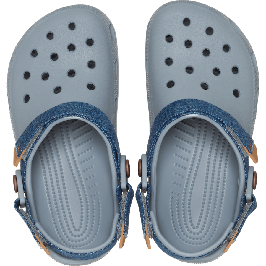 Kids' Classic Denim Adjustable Backstrap Clog