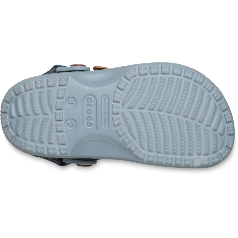 Kids' Classic Denim Adjustable Backstrap Clog