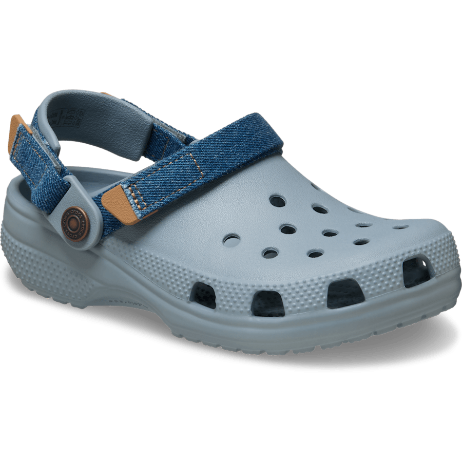 Kids' Classic Denim Adjustable Backstrap Clog