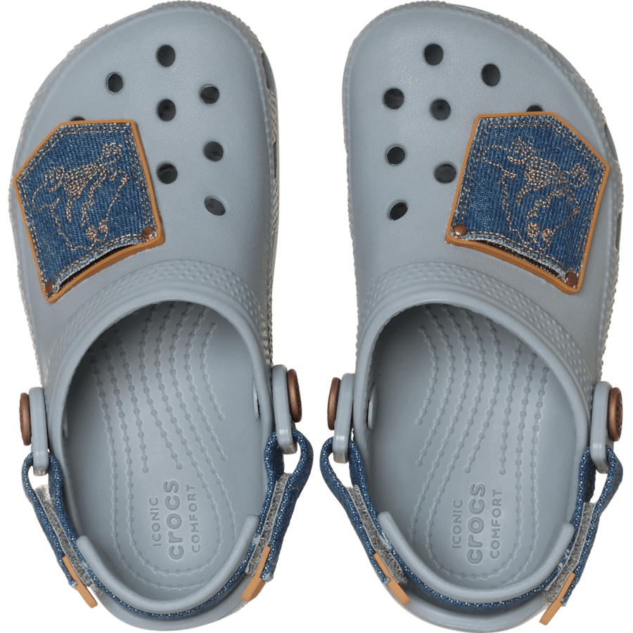 Toddler Classic Denim Adjustable Backstrap Clog
