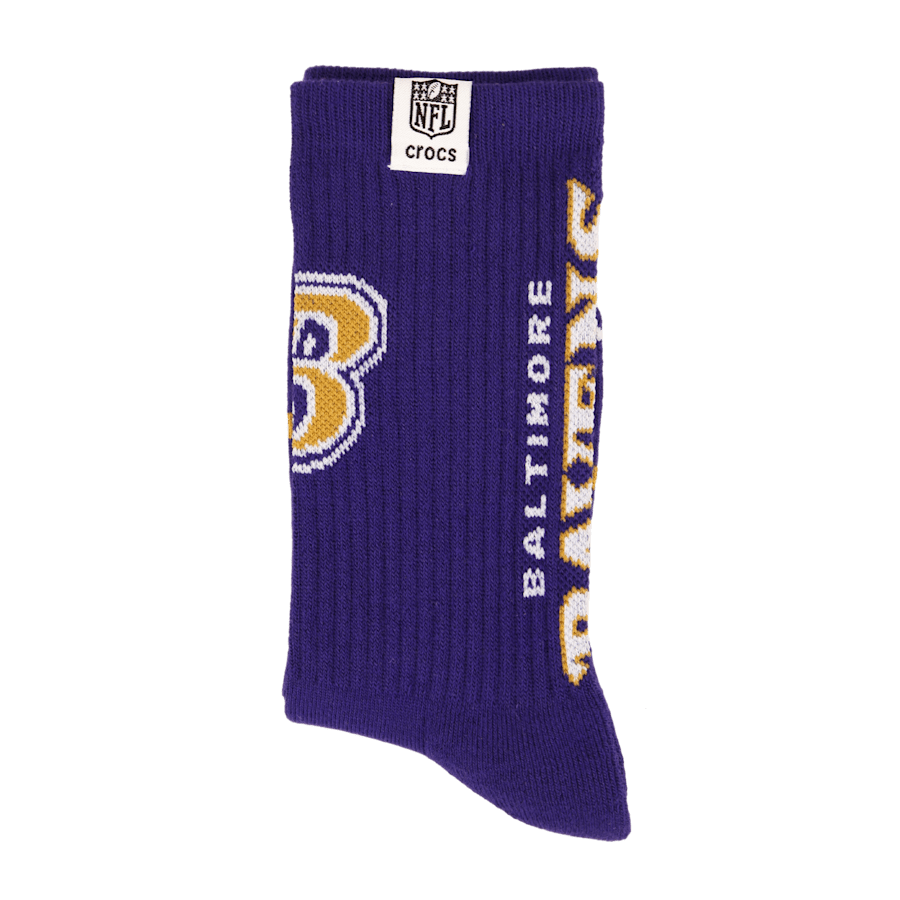 NFL Baltimore Ravens Crocs Socks