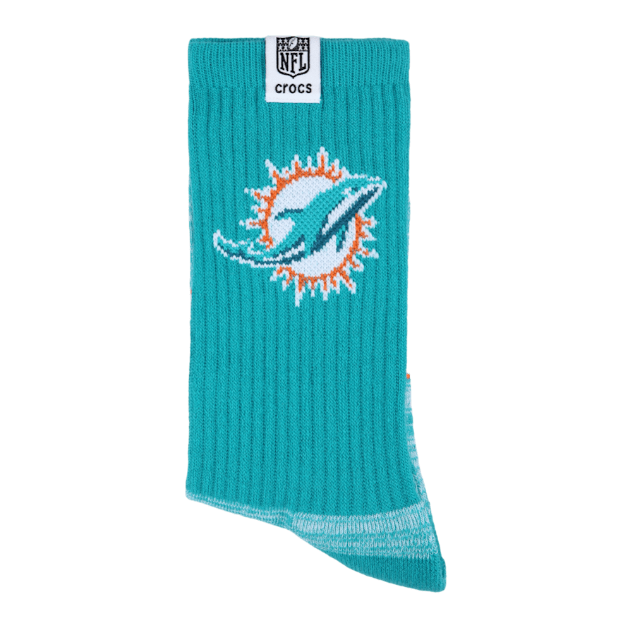 NFL Miami Dolphins Crocs Socks