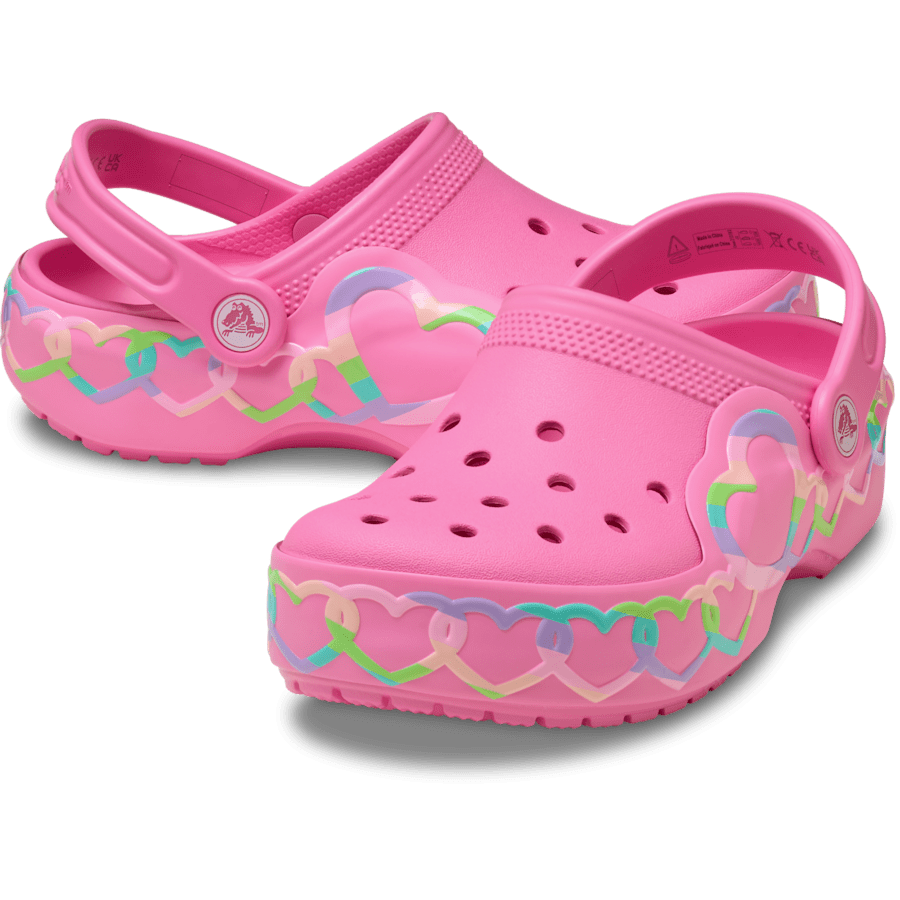 Kids' Classic Heart Lights Clog