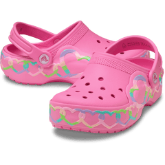 Kids' Classic Heart Lights Clog