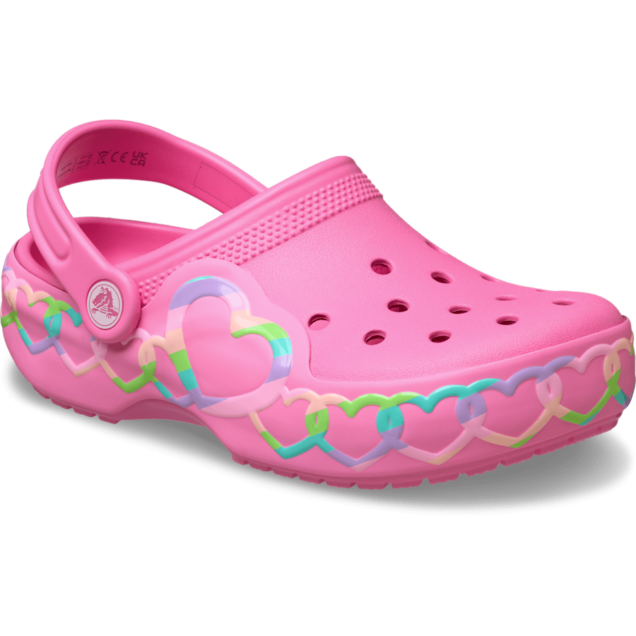 Kids' Classic Heart Lights Clog