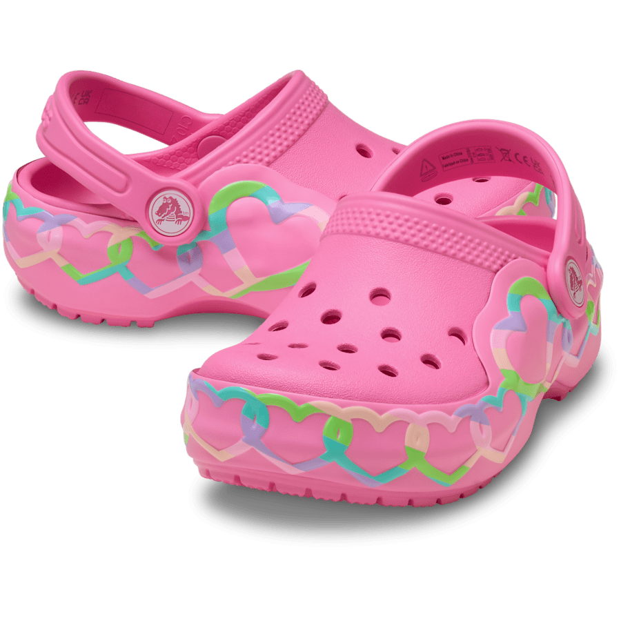Toddler Classic Heart Lights Clog