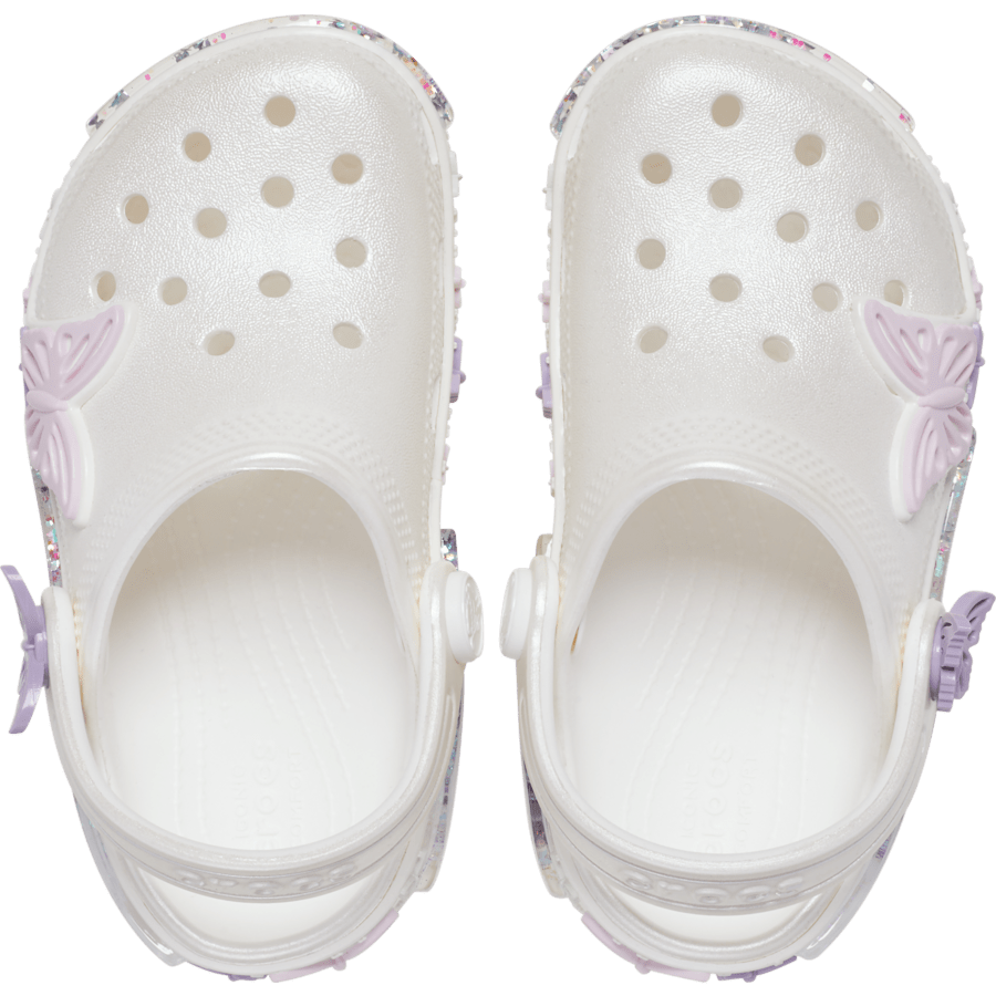 Toddler Classic Butterfly Sparkle Shaker Clog