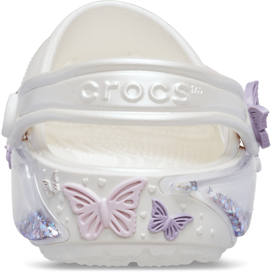 Toddler Classic Butterfly Sparkle Shaker Clog