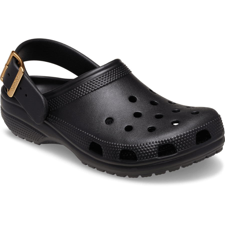 Classic Metallic Buckle Clog