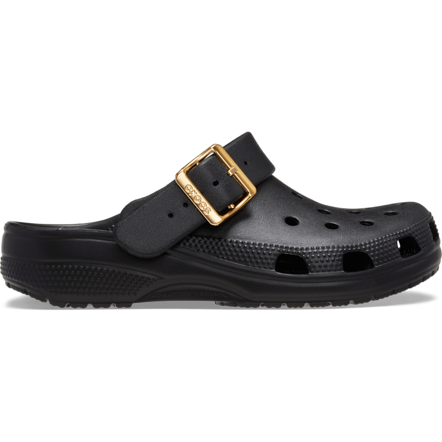 Classic Metallic Buckle Clog