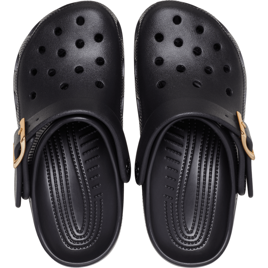 Classic Metallic Buckle Clog