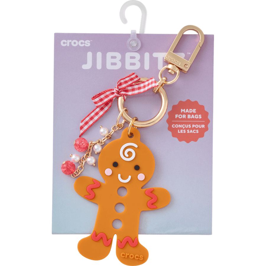 Gingerbread Man Bag Charm